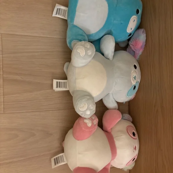 Dinosaur, dog, and panda squishmallows - Picture 4 of 7